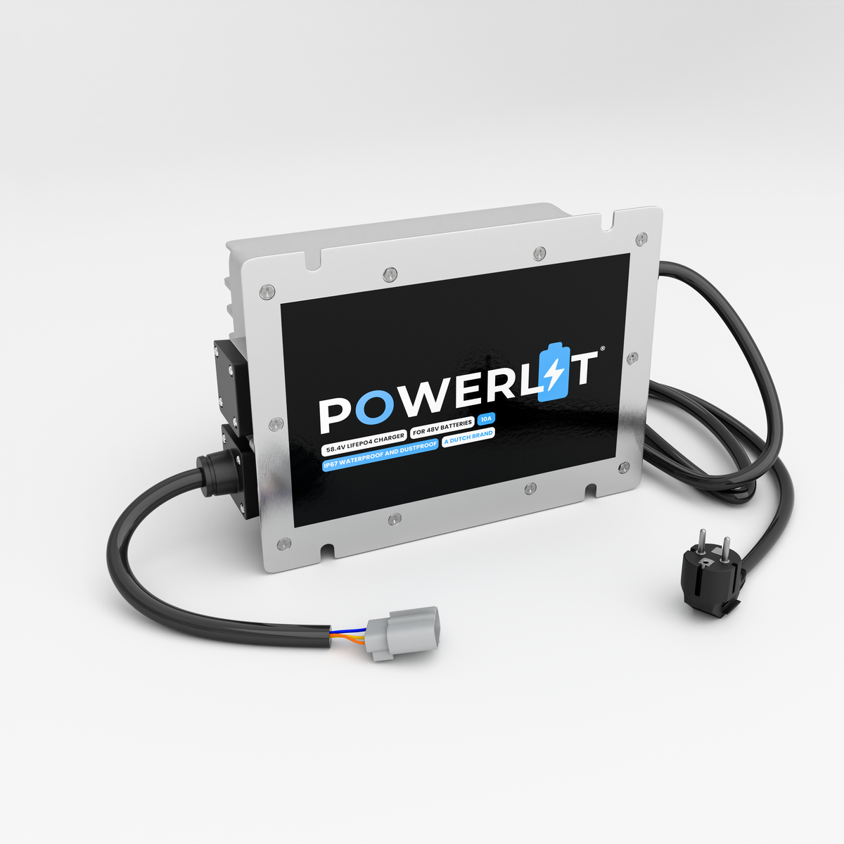 LiFePO4 Acculader – 12V, 10A, Met Activeringsfunctie Voor Diepontladen Accu’s – Geschikt Voor Auto, Vrachtwagen, Motor, Boot