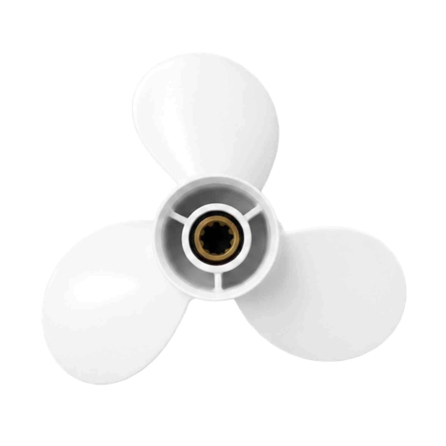 Powerlit Buitenboordmotor Propeller 9 1/4 x 8 Cupped - 3-Blads Aluminium (Ø235mm)