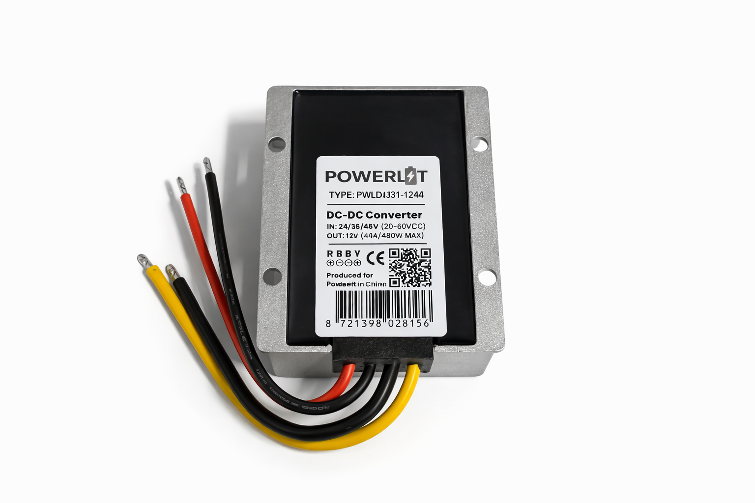Powerlit® DC-DC Converter 48V/36V/24V naar 12V - 40A - 480W